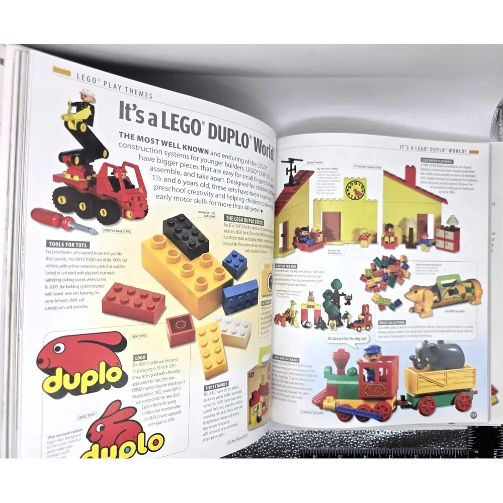 The Lego Book by Lipkowitz, Daniel Hardcover w/DJ 254‎ pgs Excellent Condition